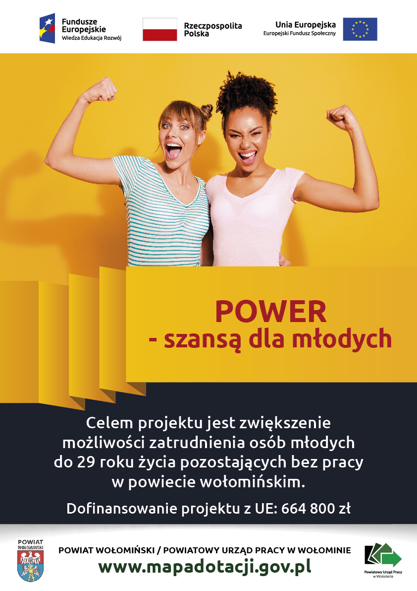 Obraz plakat POWER-szansą dla młodych 2