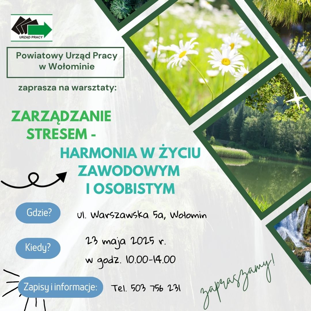 Zdjęcie artykułu Warsztaty ZARZĄDZANIE STRESEM w dniu 23.05.2025 r.