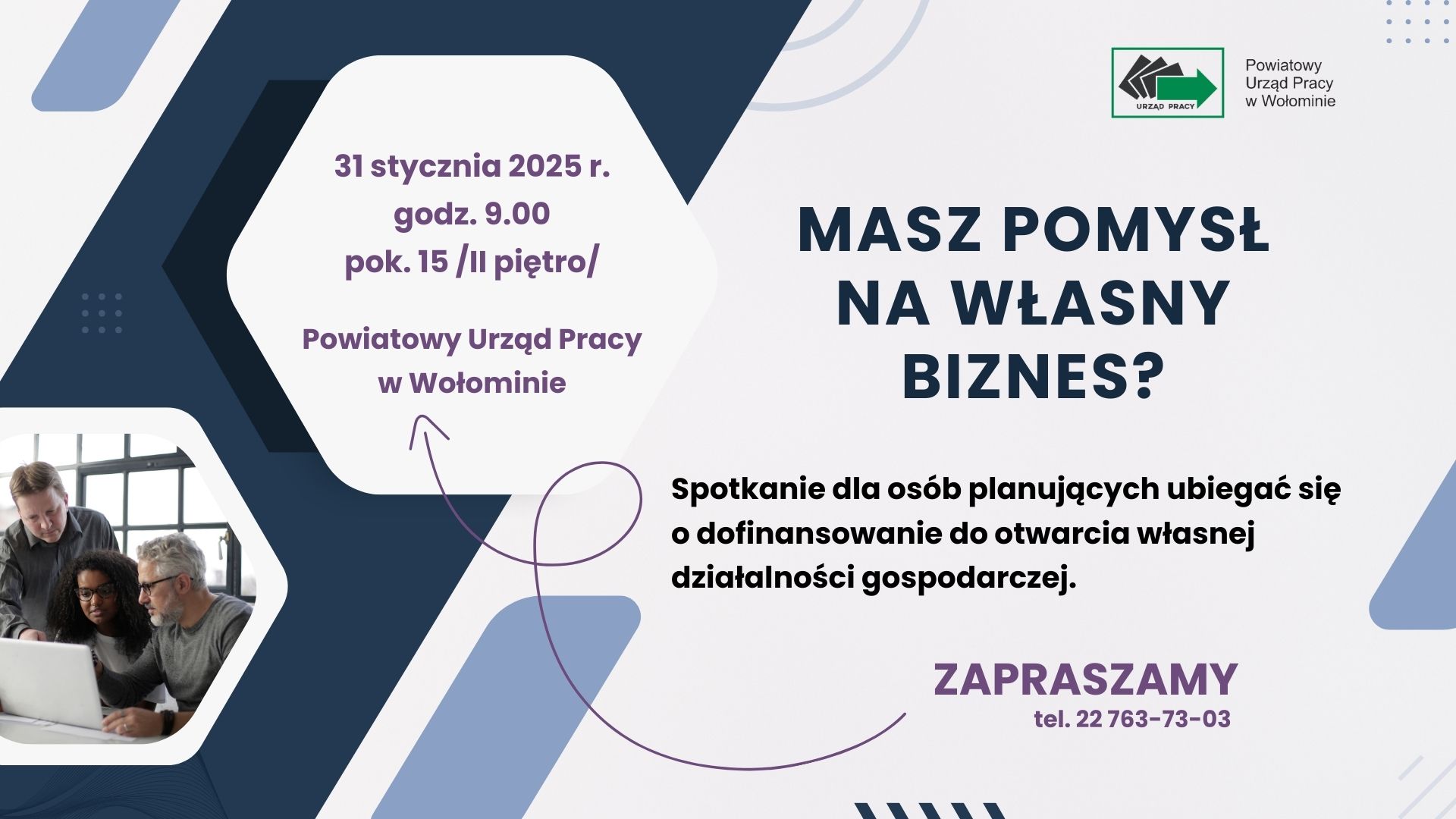 Zdjęcie artykułu SPOTKANIE DOTYCZĄCE ZASAD UBIEGANIA SIĘ O DOFINASOWANIE DO OTWARCIA DZIAŁALNOŚCI GOSPODARCZEJ